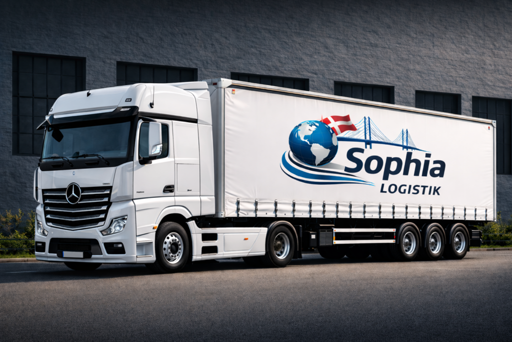 Sophia Logistik Road Freight Denmark truck